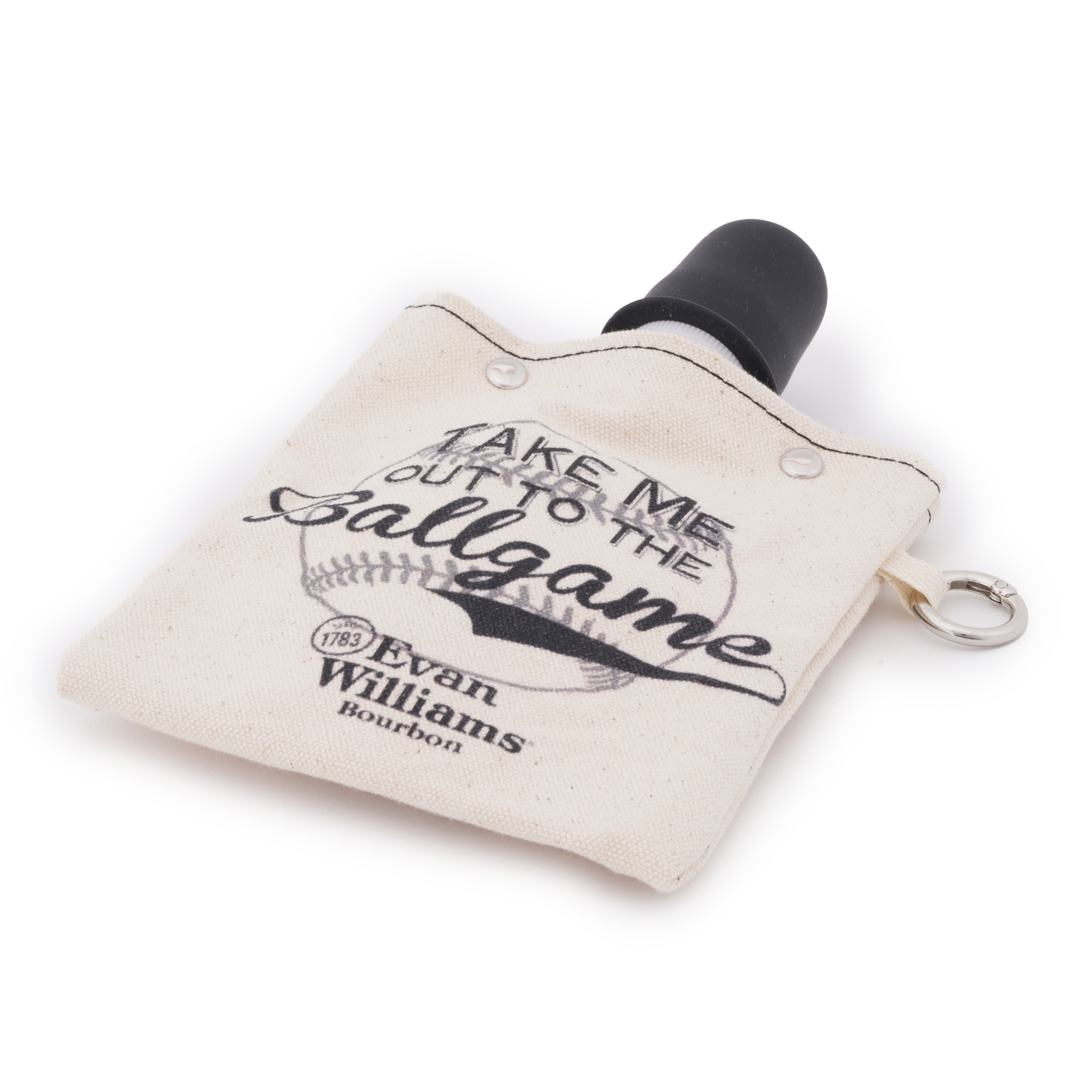 Baseball 8oz.Canvas Flask