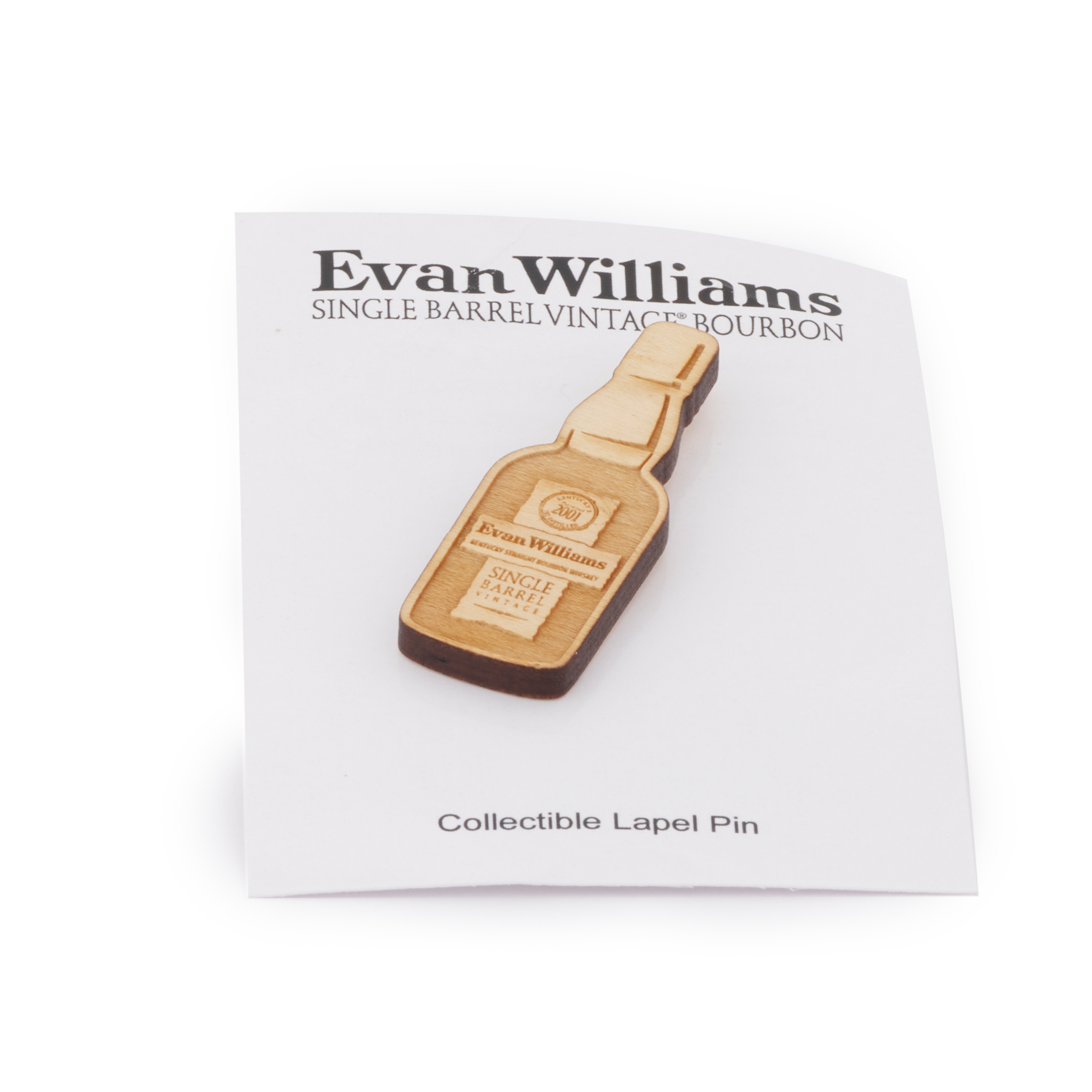 Evan Williams Single Barrel Bottle Lapel Pin